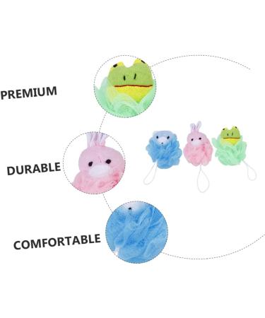 Shop Hemoton 6pcs Cartoon Bath Balls - Super Soft Loofah Sponge & Body Scrubber for Kids & Adults | International Shipping Available - Buy Online on GoSupps.com