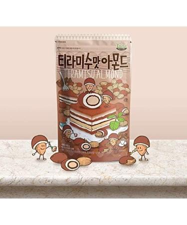Gilim Tom's Farm Almond (190g 6.70 oz) Honey Butter Wasabi Tiramisu Cookie and Cream Starlight Pangpang Korea Sweet Nut Snack New 2019 (Tiramisu 1Pcs) - Buy Online on GoSupps.com
