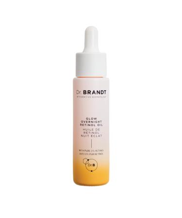 Dr. Brandt Bright This Way Glow Overnight Retinol Oil - Pure 2% Retinol Improves Wrinkles Lines & Skin Texture - 1 fl oz 1 Fl Oz (Pack of 1)