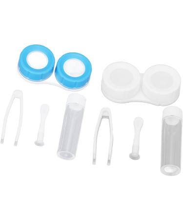 Dekay Portable Contact Lens Box Kit - Cute Duck Dustproof Storage Container with Tweezers & Bottle for Travel (Blue) - Buy Online on GoSupps.com