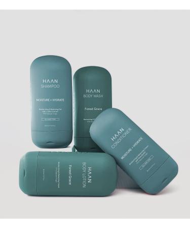 HAAN - Essentials on the Go Travel Set for Personal Care and Hygiene Travel Size - Refillable and Vegan