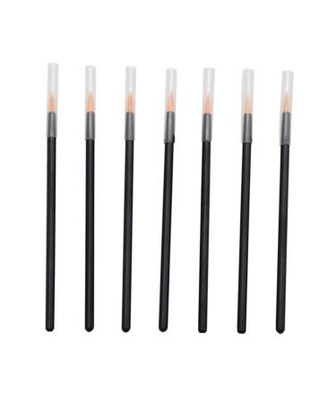LALADEFIEE 50pcs Disposable Eyeliner Brush Eye Liner Brush Eye Makeup Tool Small Eyeliner Brush Black