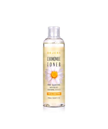 Orjena Natural Chamomile Toner - Pore Tightening Skin Relief Soothing Effect - for All Skin Types 250ml Net Wt