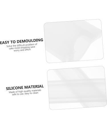 STOBOK Cake Stencil 2pcs Handmade Soap Sandwich The Cat Silica Gel Trinkets White Chocolate Molds Whitex2pcs 32.1X5.3cmx2pcs - Buy Online on GoSupps.com