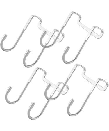 Zerodeko 20 Pcs Stainless Steel Hook Hangers Hooks Clothes Rack Over Door Coat Hook Clothes Hook Jacket 7.30X6.60X2.40CMx5pcs Silverx5pcs - Buy Online on GoSupps.com