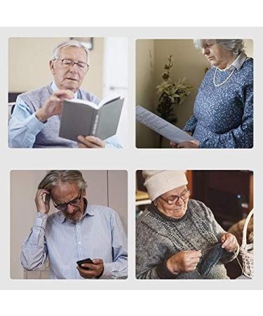 Magnifiers HD Head-Mounted Glass Glasses 3 Times Mobile Phone Reading Book Reading 20 High Times Compatible with HD Maintenance Medical Elderly Oral Reading Aids - Buy Online on GoSupps.com