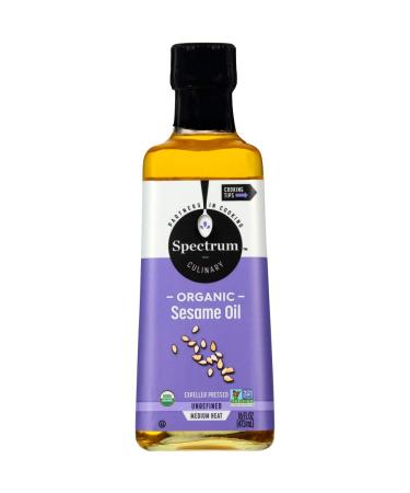 Spectrum Organic Sesame Oil, Unrefined, 16 oz