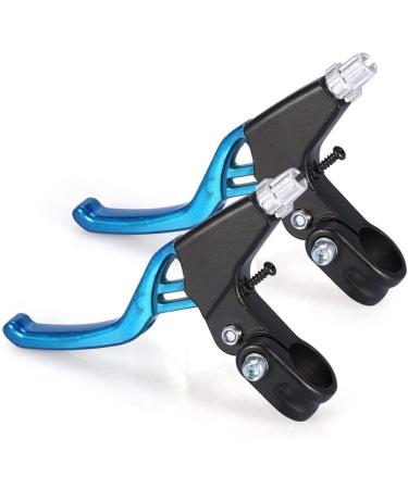 DISIWENE Bicycle Brake Lever V-Brake Handlebar Aluminium Alloy - Blue | Universal Fit for Road, Mountain Bikes - Buy Online on GoSupps.com