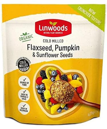  Linwoods Linwoods Organic Ground Flaxseeds with Sunflower and Pumpkin Seeds 425g (pack of 2) - Buy Online on GoSupps.com