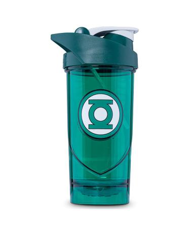 Shieldmixer Hero Pro Classic Shaker Green Lantern - BPA-free - Gym Accessories - Protein Shaker - Fitness Drinking Bottle - Green - 700ml
