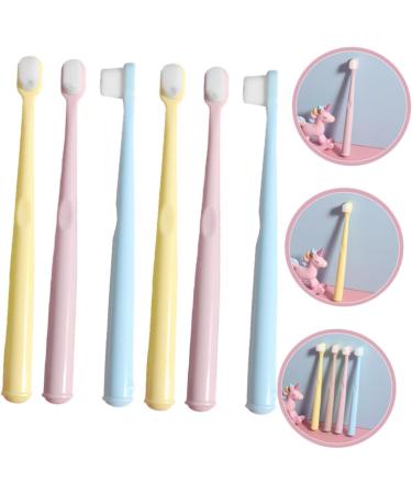 Hapinary 6-Pack Kids Travel Toothbrush Set - Ergonomic Soft Bristles Lightweight Manual Toothbrushes for Healthy Gums - Perfect for On-the-Go Oral Care - Buy Online on GoSupps.com