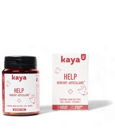 Kaya Cure Joints – 30 Day Treatment – ??Joint Comfort – Turmeric, Meadowsweet, Collagen, Vitamin C – 100% Natural and Vegan – 60 Capsules