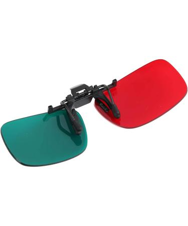 Red Green Clip-On Amblyopia Glasses - Left Green with Glasses Box | International Shipping Available - Buy Online on GoSupps.com