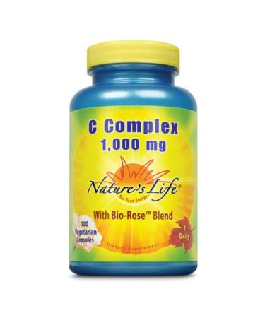 Nature's Life VIT C 1 000 mg Caps | 100 ct 100 Count (Pack of 1)