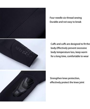 ZCCO Women's 3mm Neoprene Full Body Wetsuit - Black Medium | Ideal for Water Sports and Diving - Buy Online on GoSupps.com