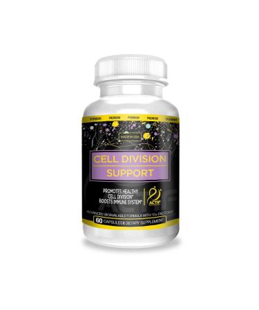Actif Cell Division Support - Maximum Strength with 10+ Factors Non GMO DNA Repair Supplement Made in USA