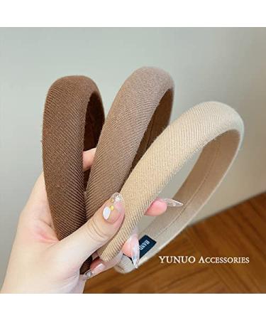 Pack of 5 Fashionable 30mm Hair Bands for Girls & Women - Stylish Headbands for Everyday Wear - Buy Online on GoSupps.com