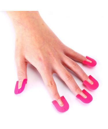 26-Piece Nail Polish Stencils & Templates Kit - Reusable Nail Edge Skin Barrier for Nail Art - 10 Sizes for Perfect Fingernails - Buy Online on GoSupps.com