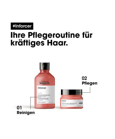 L'Or al Professionnel Inforcer Mask - Strengthening Hair Mask for Dry & Brittle Hair | Vitamin B6 & Biotin - Series Expert - Buy Online on GoSupps.com