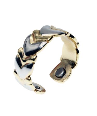 LONGRN-Magnetic Copper Ring adjustable size for Arthritis for Men and Women