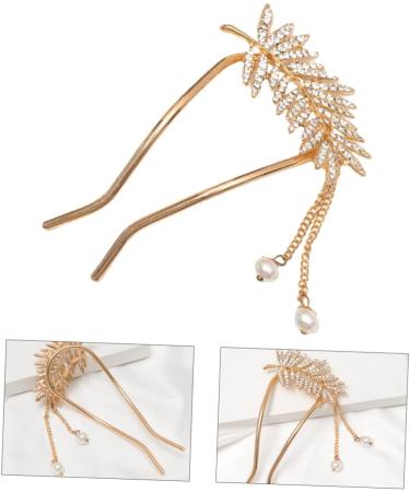 minkissy U-shaped Hairpin Pearl Flower Hair Stick Crystal Flower Hairpin Japanese Hair Stick Hair for Buns U Shape Hair Pins Hair Sticks Rhinestone Hair Pin Bride Japanese-style Hanfu Metal - Buy Online on GoSupps.com