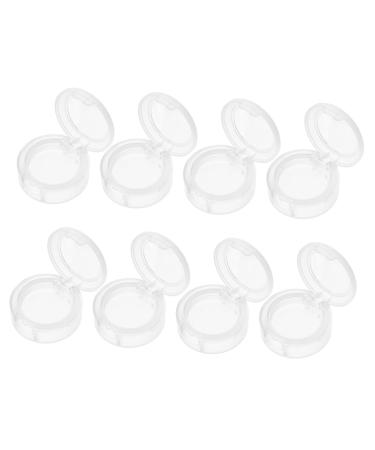 Beatifufu 8pcs Box Empty Eye Shadow Box Clear Lipstick Empty Makeup Case Makeup Empty Plate Travel Cosmetic