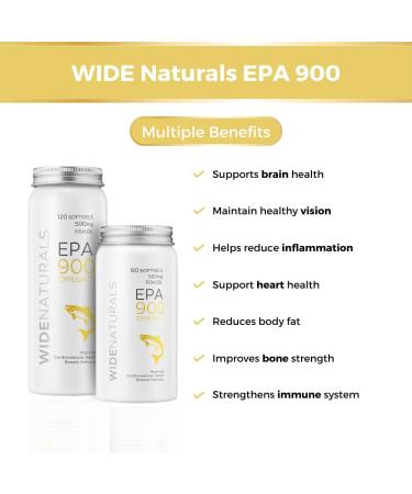 WIDE Naturals EPA 900 60 Softgels - Buy Online on GoSupps.com