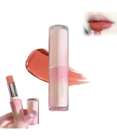 behound HERORANGE Lipstick Herorange Lipstick Jelly Herorange Water Glossy Lipstick Mirror Moisturizing Waterproof Lasting Crystal Jelly Lipstick 03 Orange Tea