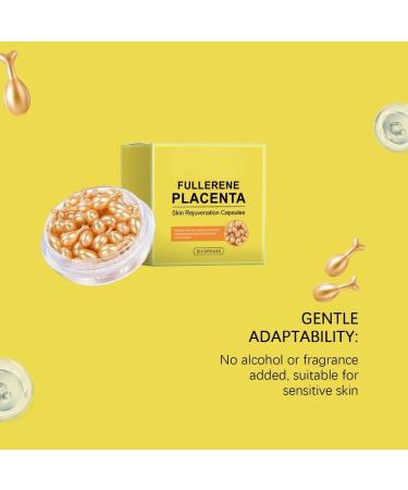 Collagen Facial Serum Capsules Anti Aging Firming Capsules with Hyaluronic Acid & Vitamin E Skin Rejuvenation & Sensitive Skin Travel Capsule Serum for Face & Neck (90 Count) - Buy Online on GoSupps.com