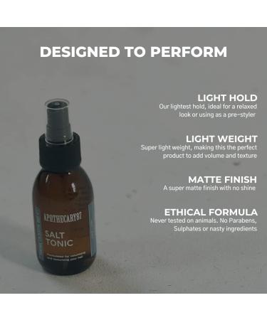 Apothecary 87 Salt Tonic | Premium Formulation | Matte Finish Light Hold Light Weight | All Hair Types | Texturising Sea Salt Spray for Volume and Texture | 100ml - Buy Online on GoSupps.com