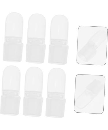 Healeved 20pcs Nail Case Nail Gel Polish Soak off Remover Caps Reusable Nail Varnish Tip Manicure Polish Varnish Cover Nail Polish Varnish Shield Nail Polish Shield Milk Safety Mask Plastic 4x2cm As Shown - Buy Online on GoSupps.com