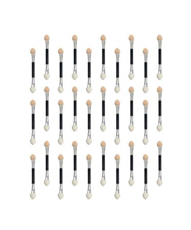 Balacoo 50pcs Foundation Makeup Eyeshadow Brush Sponge Brush Eyeshadow Makeup Tools H3210 Suite Chic 7.5X0.5cm As Shown