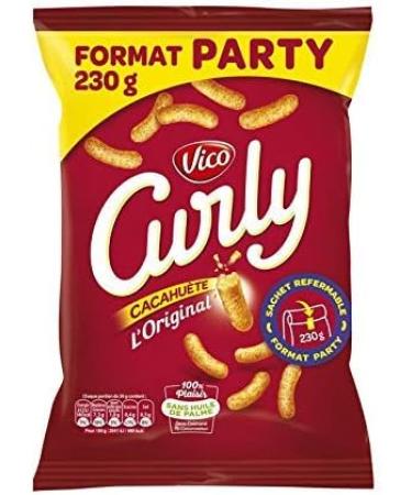 CURLY - Curly Peanut Party Format 230G - Pack of 3 - Buy Online on GoSupps.com