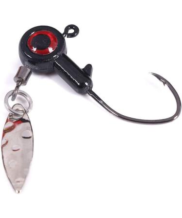 25PCS 1/8 oz Painted Jig Heads with Eye Ball Hooks for Bass/Crappie Fishing - Buy Online on GoSupps.com