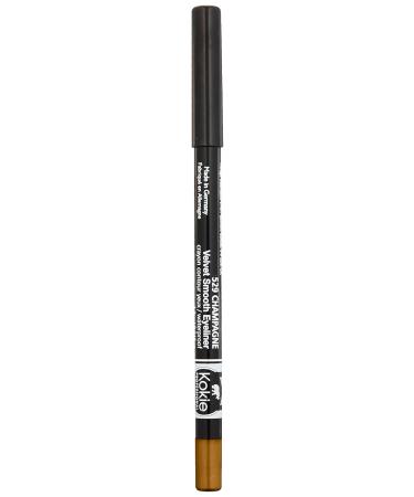 Kokie Cosmetics Waterproof Velvet Smooth Eyeliner Pencil in Gilded Gold - 0.042 oz - Buy Online on GoSupps.com