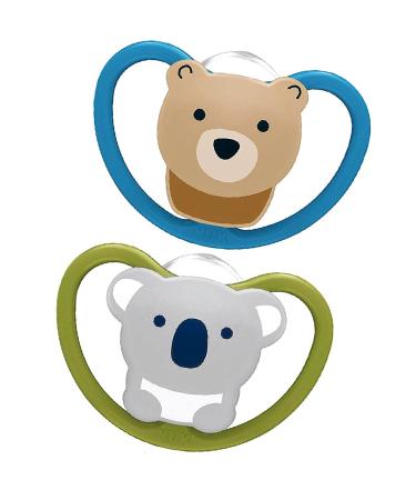 Mapa NUK Pacifier Space Silicone Size 1 2/Box - Assorted is for 1 piece