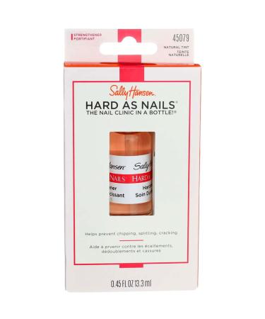 Sally Hansen Hard As Nails Natural Tint 0.45 Ounce (13.3ml) (3 Pack)