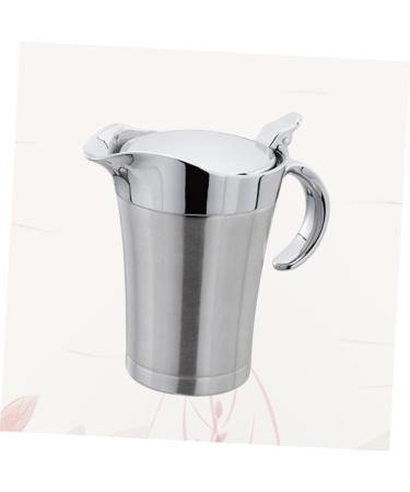 Zerodeko 3pcs Insulated Gravy Boat Containers with Lids Oil Dispenser Bottle Sauce Containers Serving Glass Dispenser Salad Dressing Server Pourer Oil Bottle Stainless Steel Glass Sauce Size 2x3pcs As Shownx3pcs - Buy Online on GoSupps.com