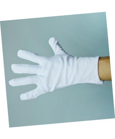 minkissy Cotton Work Gloves 18 Pairs Work Gloves White Gloves Factory Gloves Cotton Gloves Lengthen White Work Gloves - Buy Online on GoSupps.com