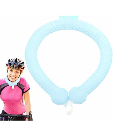 Buy Tebinzi Personal Cooler Neck Wrap | Portable Cooling Hose for Men & Women | Reusable & Free-Handed | Ideal for Outdoor Sports - Sky Blue - Buy Online on GoSupps.com