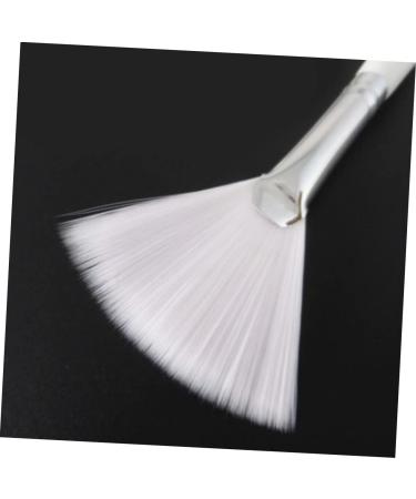 Mikinona DIY Skin Care Brushes Makeup DIY Brush Fan Makeup Brush Facial Brush White Makeup Fan Fan up for Make up Cosmetic The Brush - Buy Online on GoSupps.com