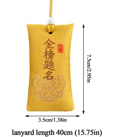 Spiritual Salt with Sachet Fragrant Bag Empty Bag Carrying Pouch Bag Hanging Blessings Pendant Good Wishes Style Chinese Peace Size - Buy Online on GoSupps.com