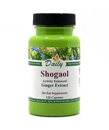Daily Manufacturing 6-Shogaol (derived from 6-gingerol Non-GMO Ginger Extract) 120 Vegetarian Capsules