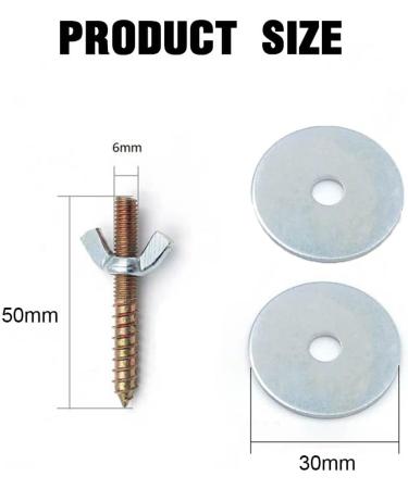 ZKSXOA 10 Set Stainless Steel Fastening Screws for Bird Toys & Accessories | Self-Construction Tools & Cage Attachments - Buy Online on GoSupps.com