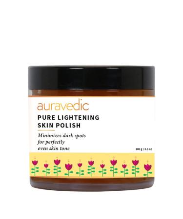 AURAVEDIC Pure Lightening Skin Polish - Gentle Exfoliation with Sandalwood and Turmeric