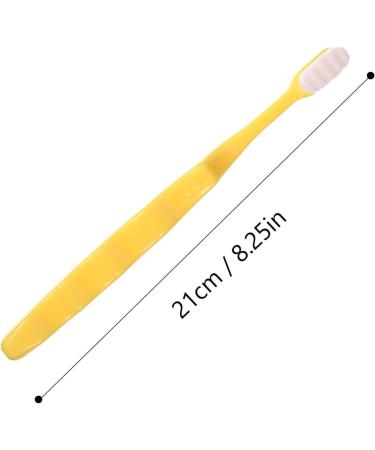 Minkissy 12-Piece Ultra Soft Travel Toothbrush Set - Micro-Nano Brass Brushes for Sensitive Oral Care - Kids & Adults - Assorted Colors - International Shipping Available - Buy Online on GoSupps.com