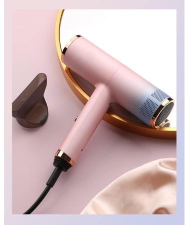 JYYBN Hair Dryer Powerful DC Motor 1400W Professional Hairdryer Negative Ionic Technology Hairdryer with 3 Heat Settings and Cool Shot Button Low Noise Blow Dryer Concentrator for Home and Salon Black - Buy Online on GoSupps.com