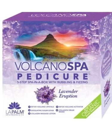 La Palm Volcano Spa Bubbling + Fizzing Organic 5-Step Treatment - Lavender (1 pack)