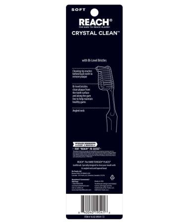 Reach Crystal Clean Soft Toothbrushes - 2 Pack for Adults - Buy Online on GoSupps.com