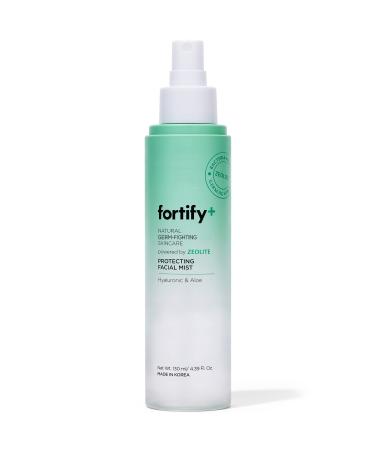 Fortify Hydrating Facial Mist Spray with Hyaluronic Acid & Aloe - Protecting & Anti-Aging - Vegan, Fragrance-Free, Alcohol-Free, Cruelty-Free for All Skin Types - Made in Korea -130ML/4.39Fl.Oz 4.39 Fl Oz (Pack of 1)